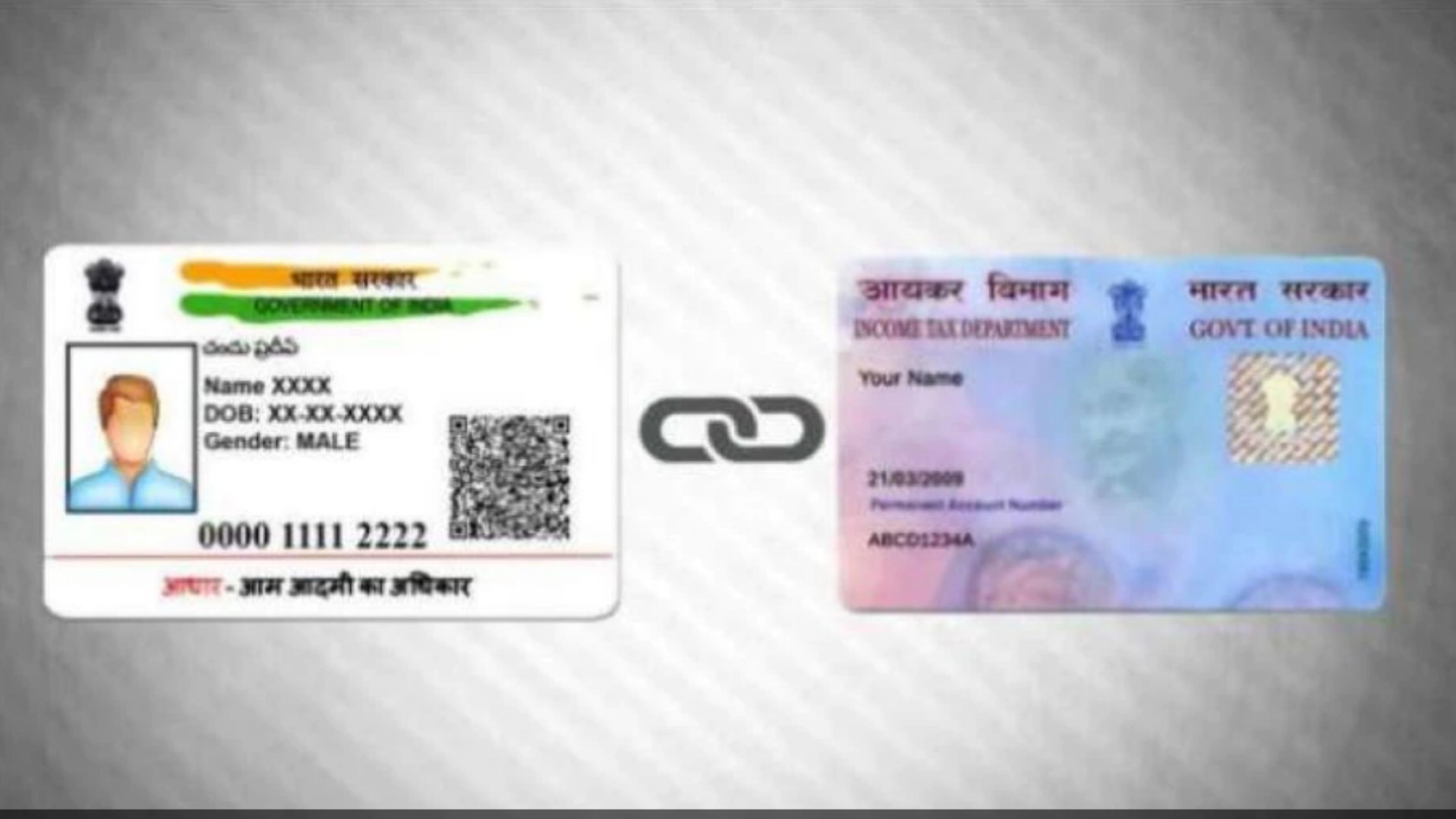 Link Pan card with Aadhaar