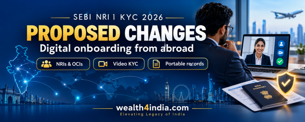 SEBI NRI KYC 2026 proposals for digital onboarding of overseas investors