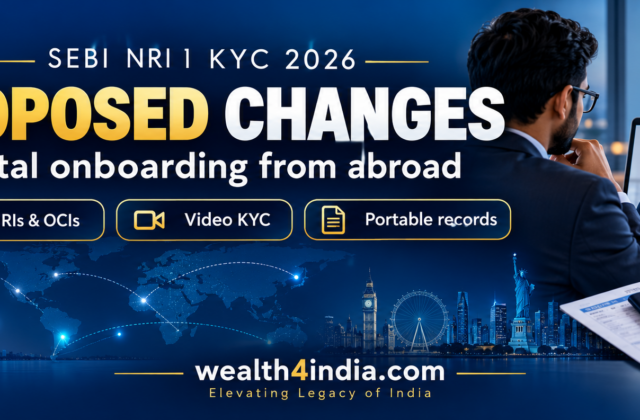 SEBI NRI KYC 2026 proposals for digital onboarding of overseas investors