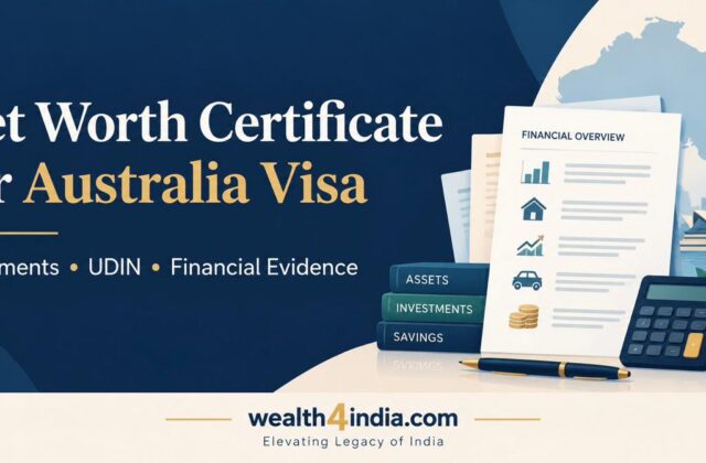 Net Worth Certificate for Australia Visa
